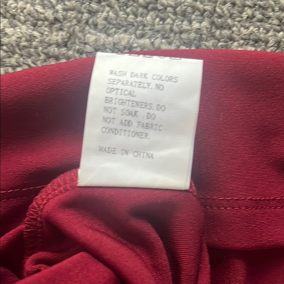 SHEIN Burgundy Skater Mini Skirt | Size Medium - Picture 4 of 5